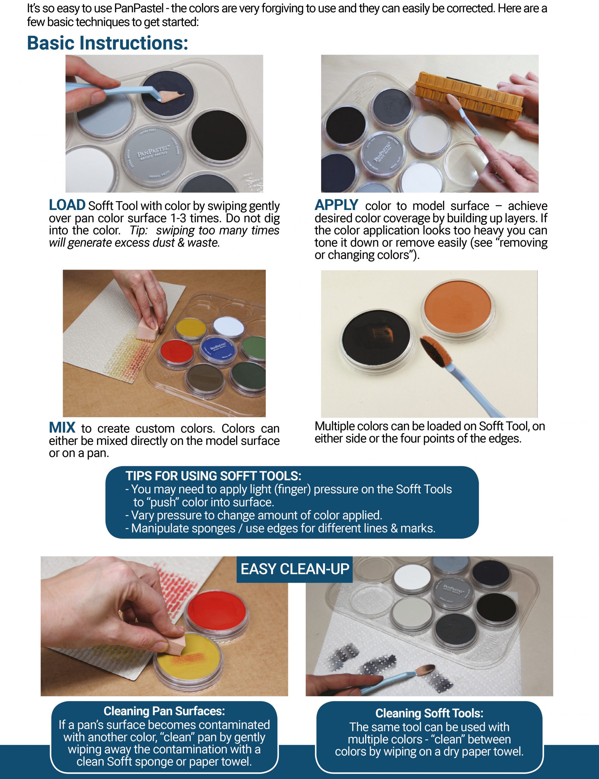 Modeling Colors Basic Instructions